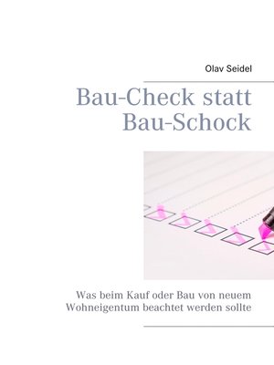 cover image of Bau-Check statt Bau-Schock
